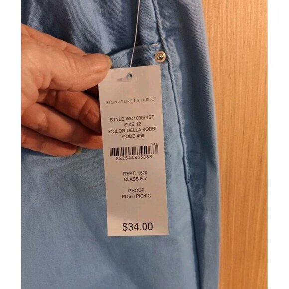 Signature Studio 12 Light Blue The Ultimate Stretch With Style Jeans Low Rise - Picture 4 of 7